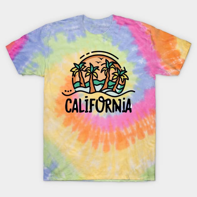 California T-Shirt by sapstudiodesign